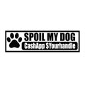 Spoil My Dog Bumper Sticker – Waterproof Vinyl Car Decal for gig-workers & Delivery drivers