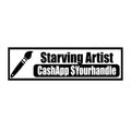 Starving Artist Bumper Sticker – Waterproof Vinyl Car Decal for gig-workers & Delivery drivers